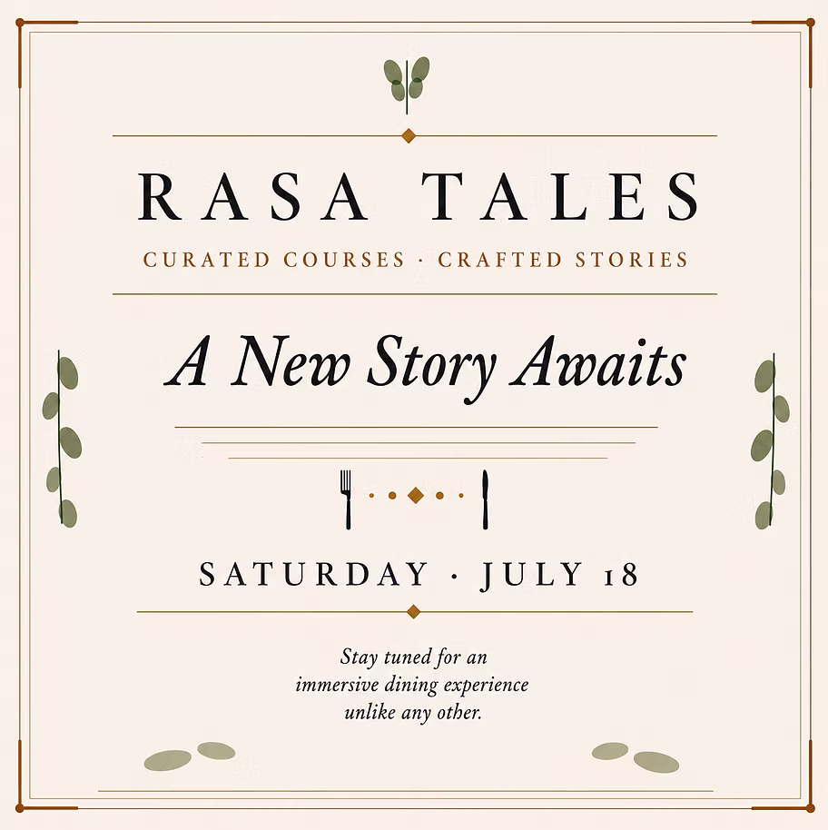 A beautifully set Rasa Tales table